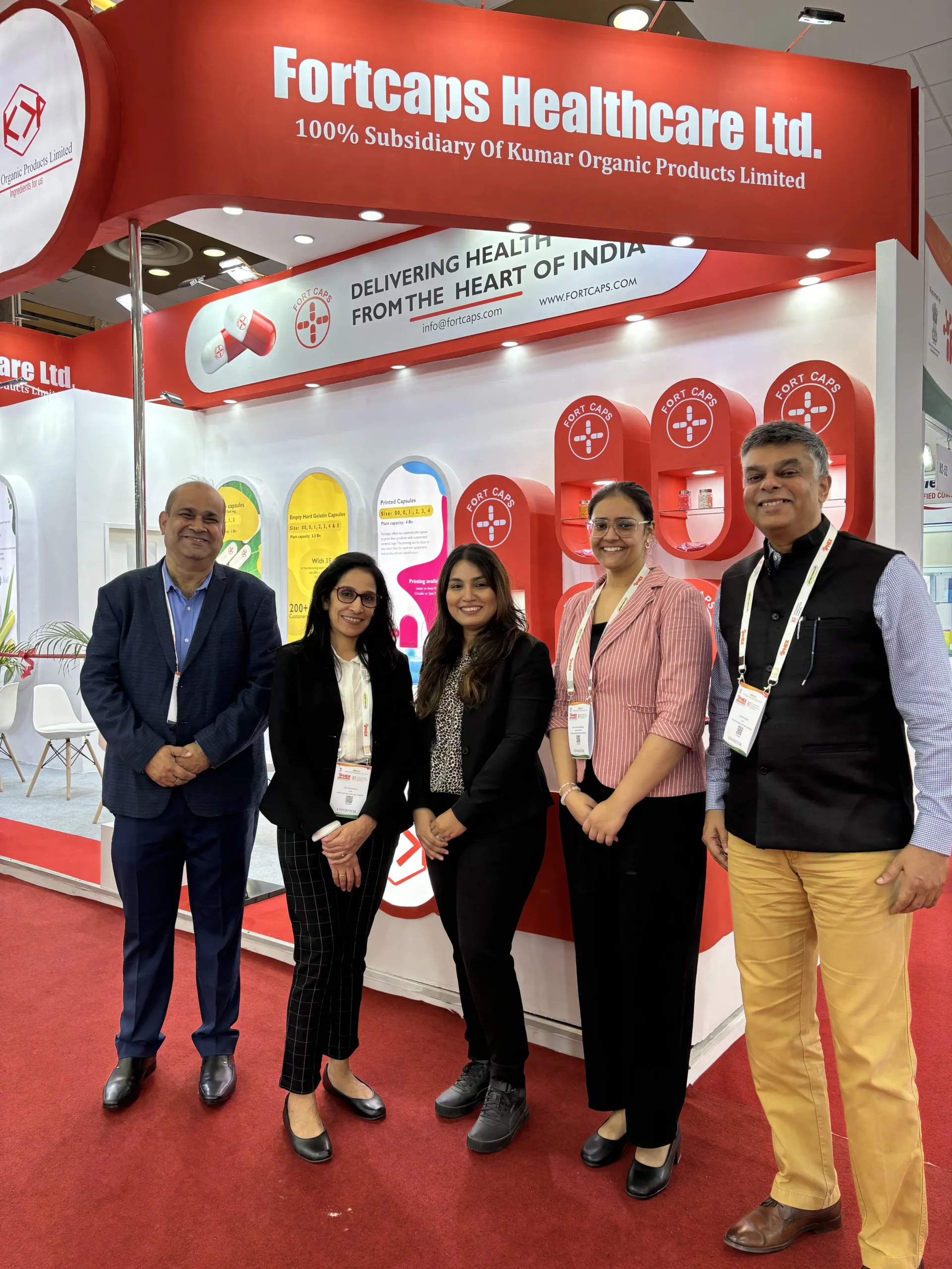 Kumar Organic Products Ltd. & Fortcaps Shine at IPHEX 2024 ā A Grand Success!